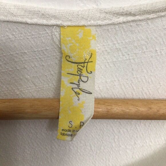 2/40$ FREE people white camisole top small camisole asymmetrical open - Picture 5 of 13